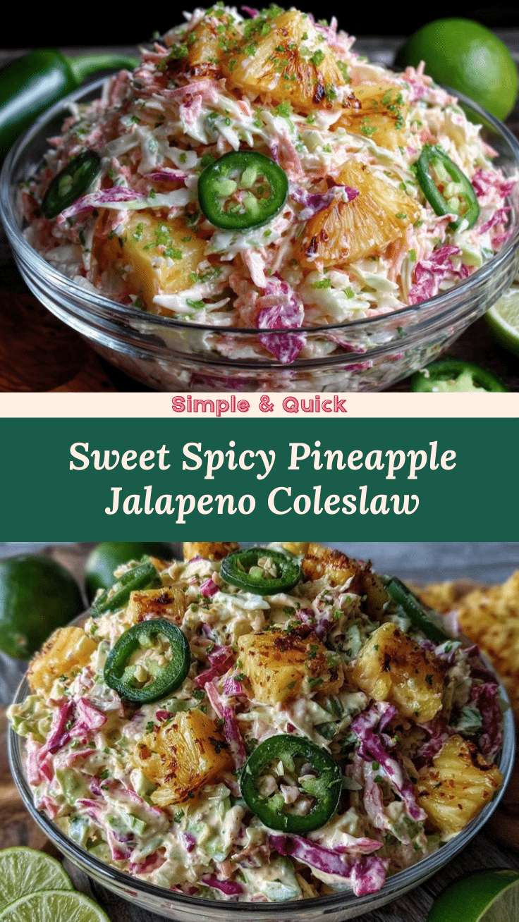pineapple jalapeno coleslaw recipe