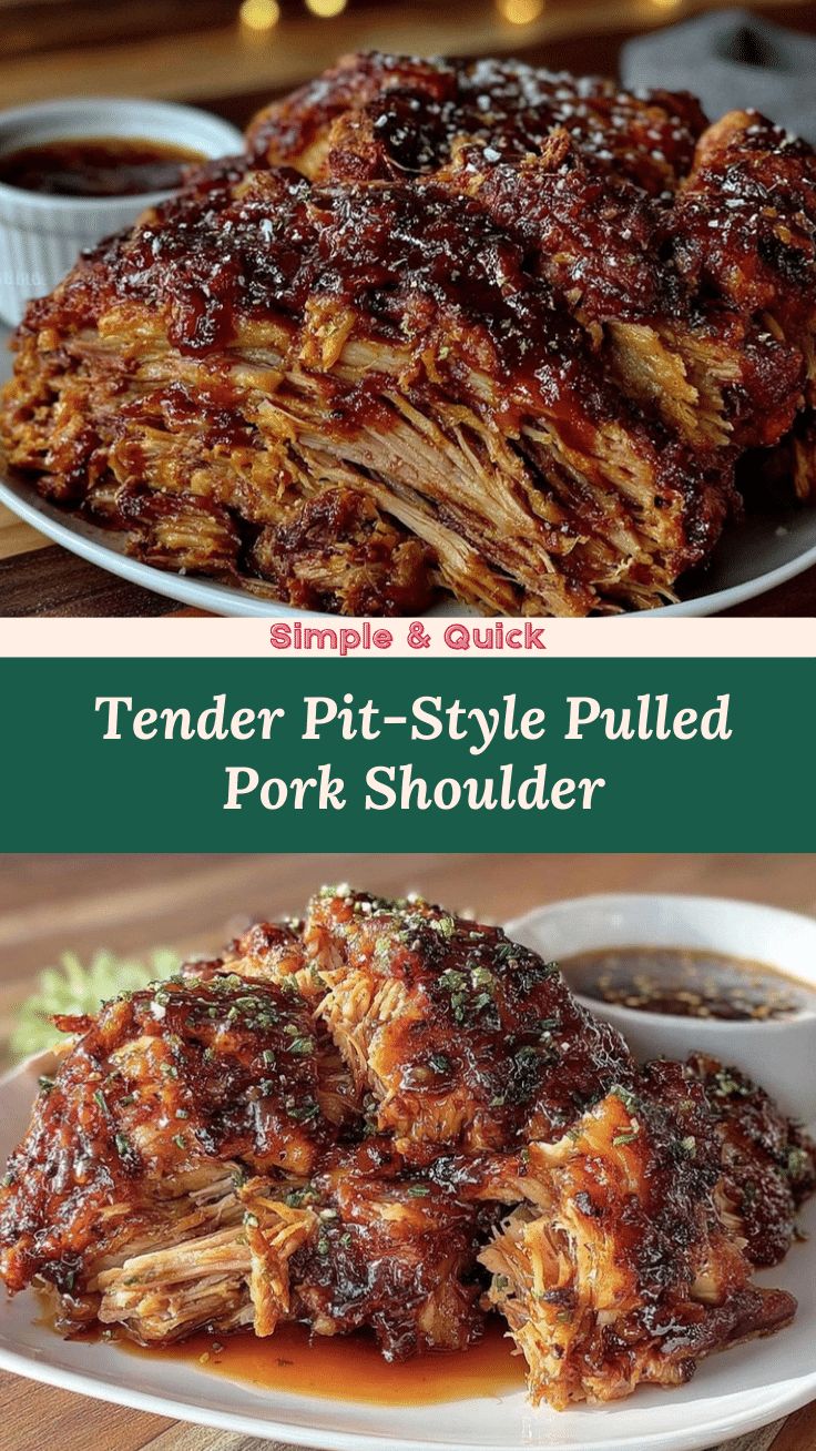 pit-style pulled pork shoulder recipe