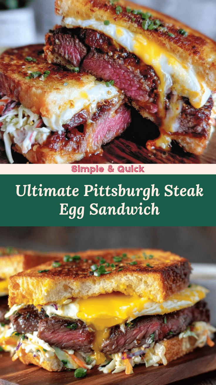 pittsburgh style steak and egg sandwich recipe