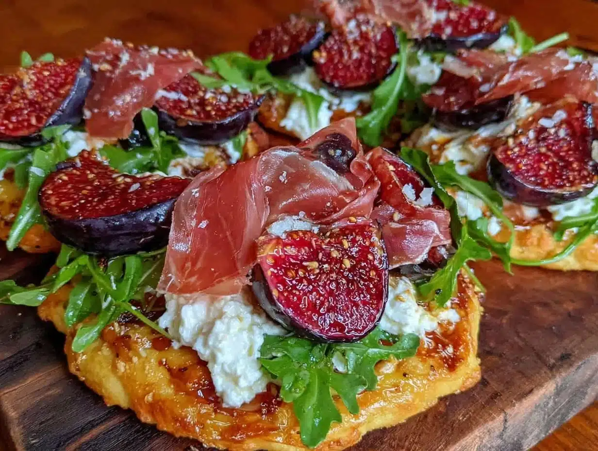 prosciutto and fig flatbread - featured image