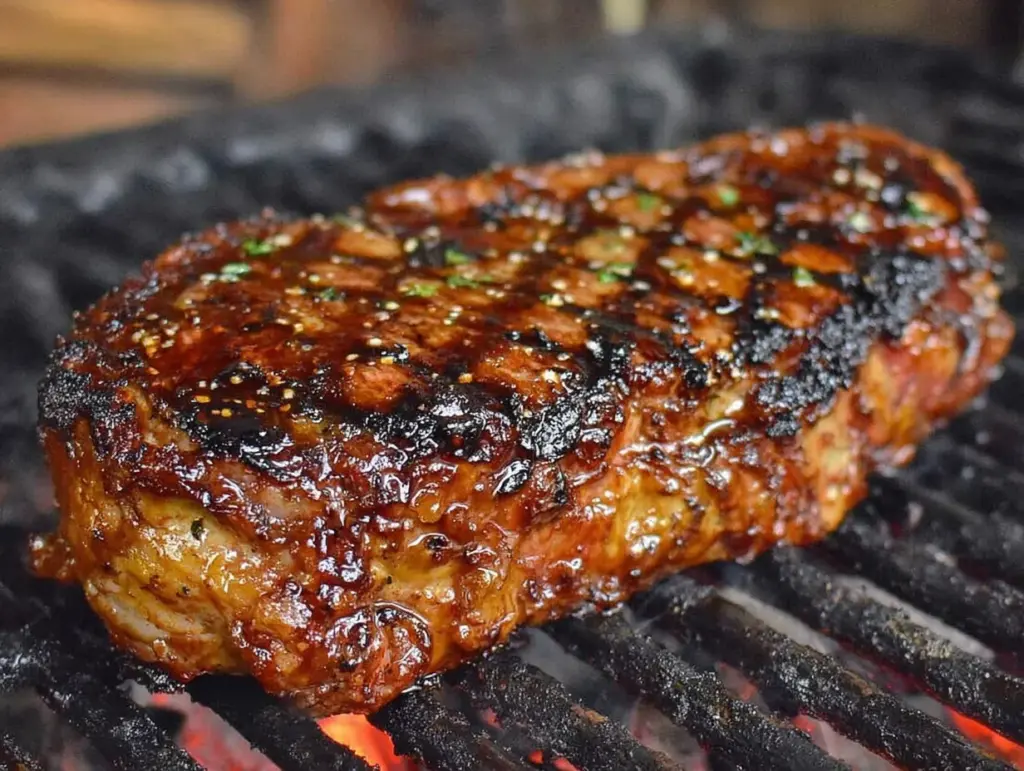 reverse sear New York strip steak - featured image