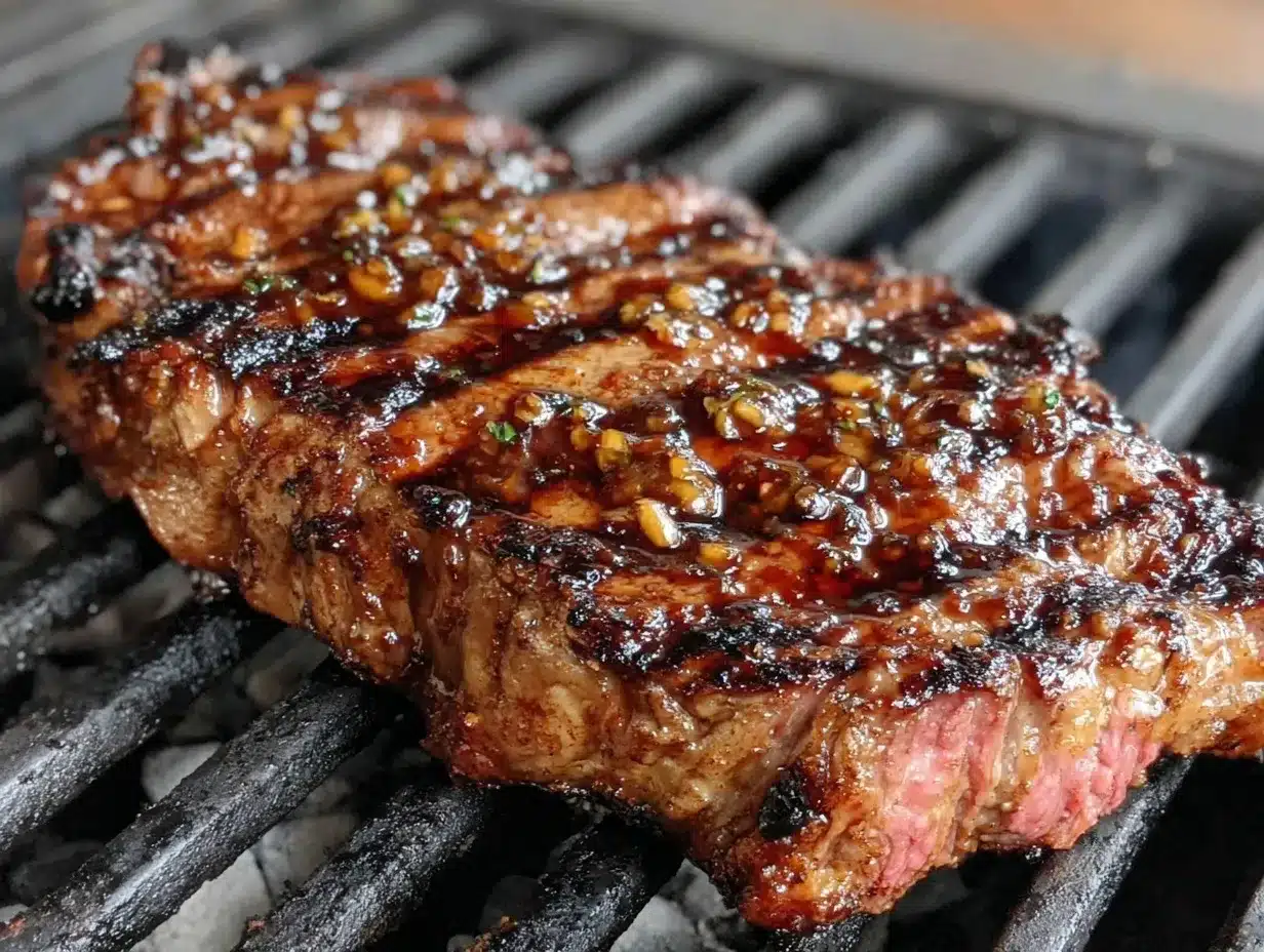 reverse sear New York strip steak preparation steps