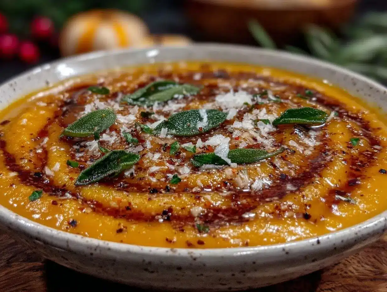 savory smoked butternut squash soup preparation steps