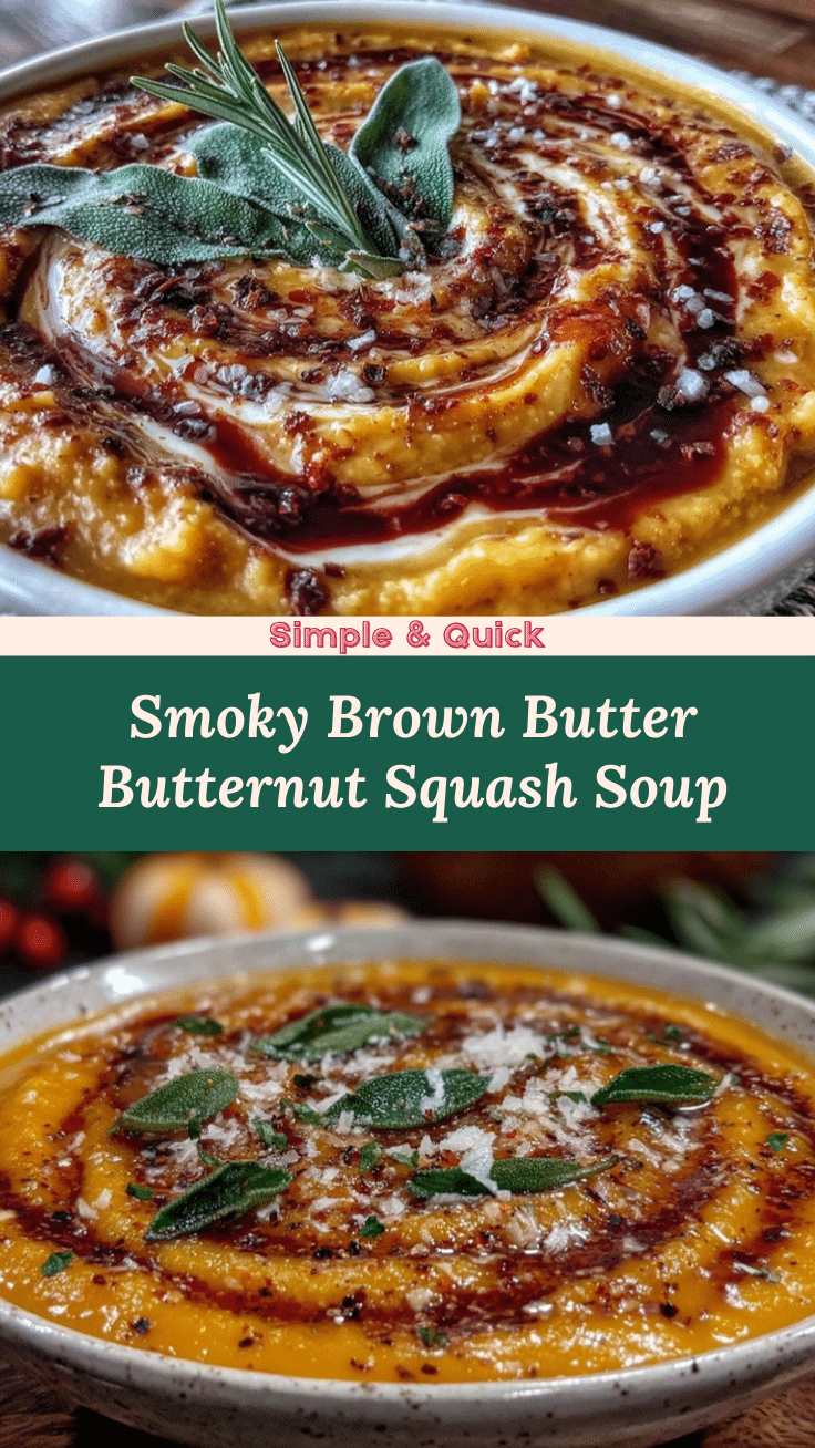 savory smoked butternut squash soup recipe