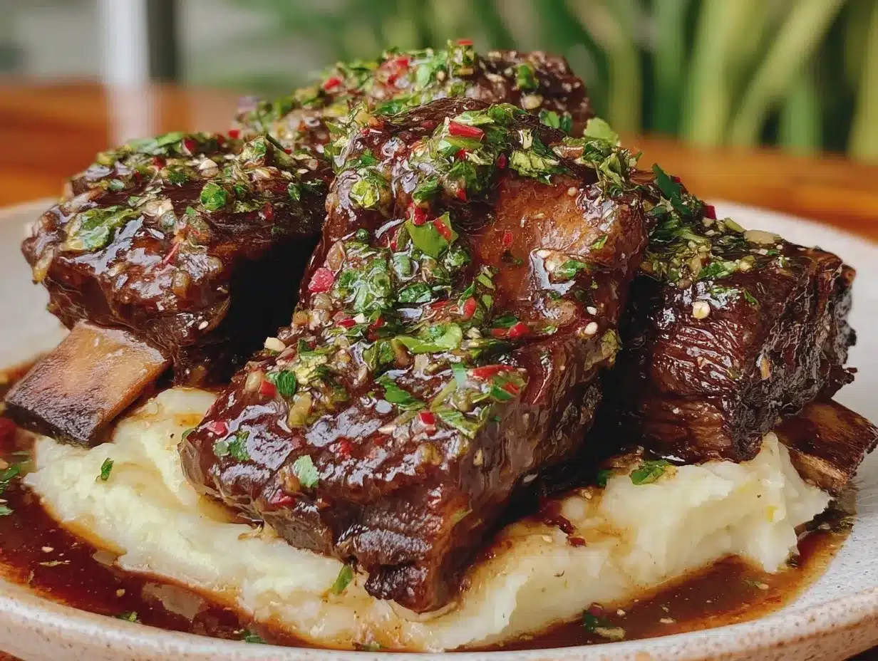 slow braised beef short ribs preparation steps
