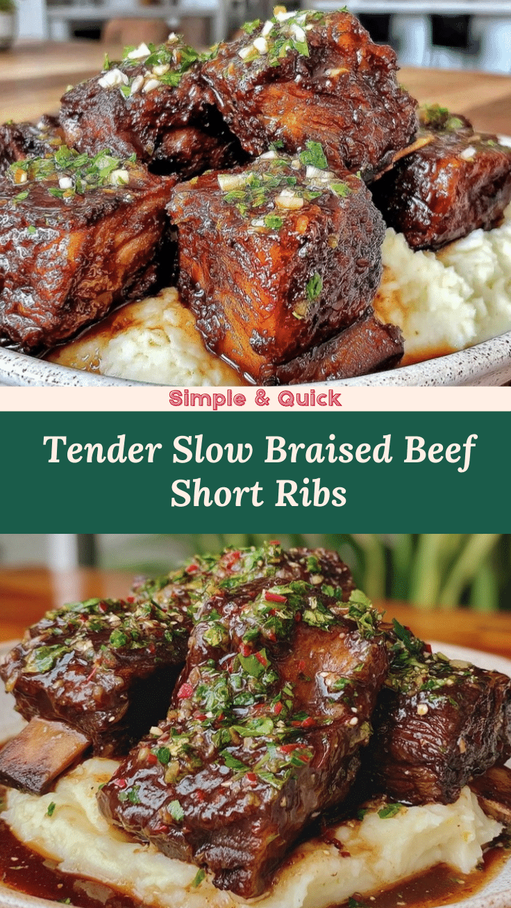 slow braised beef short ribs recipe