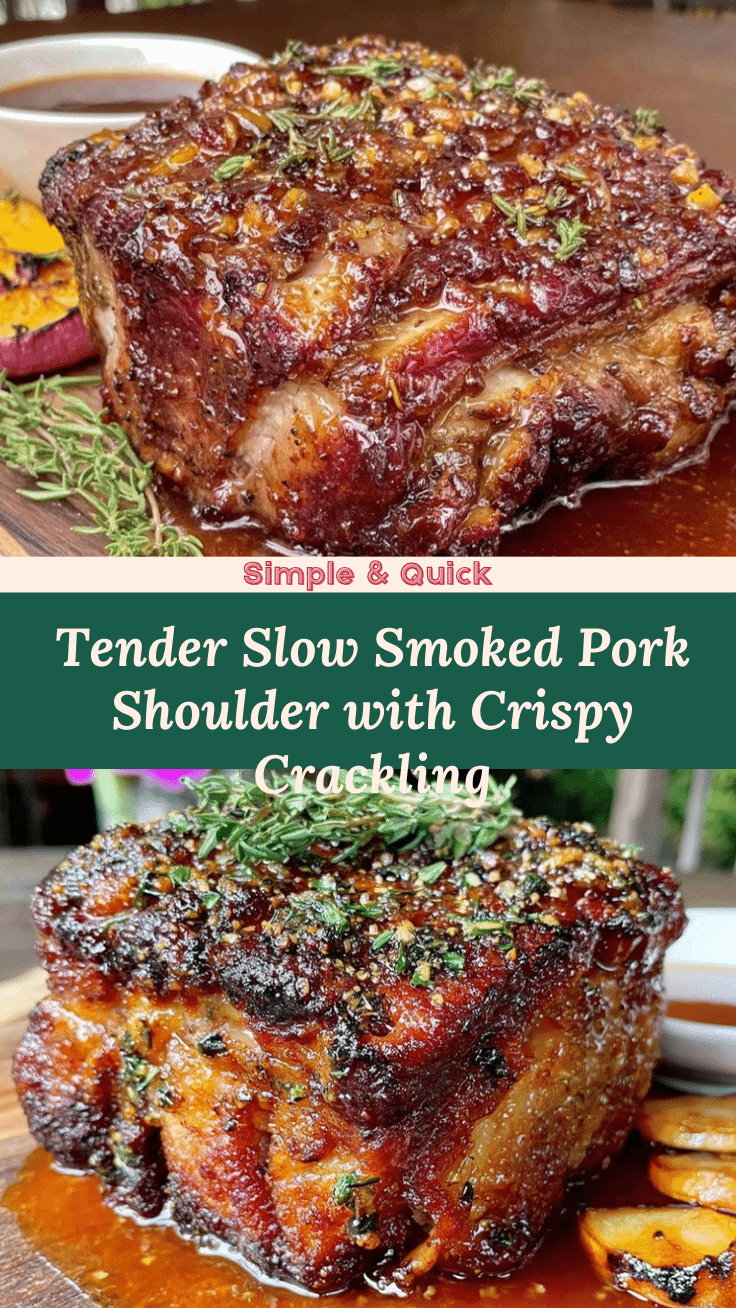 slow smoked pork shoulder recipe