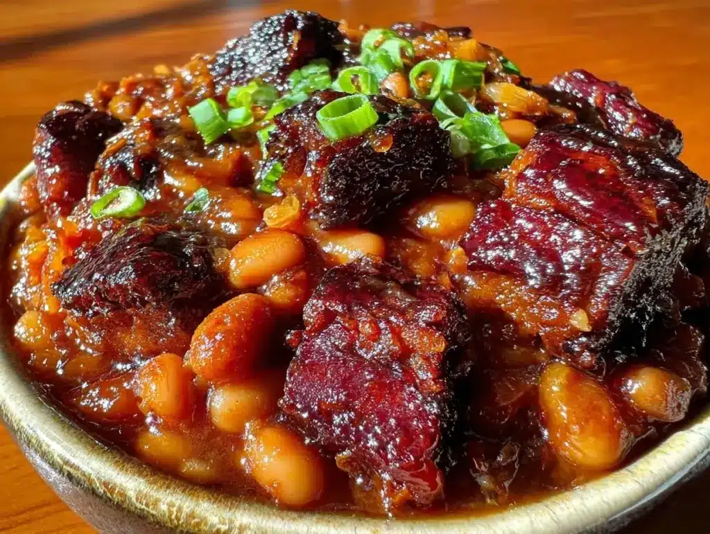 smoked baked beans - featured image