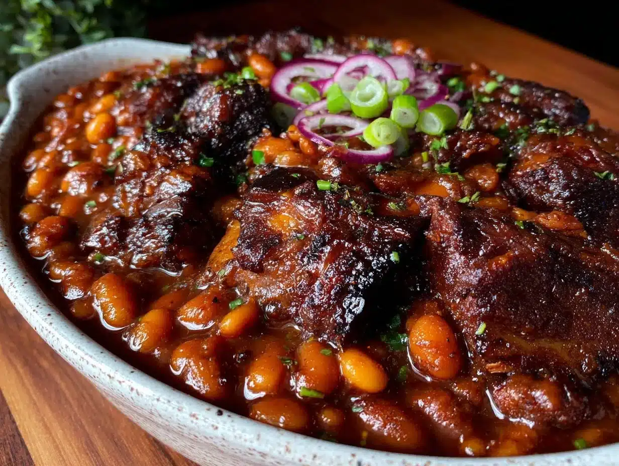 smoked baked beans preparation steps