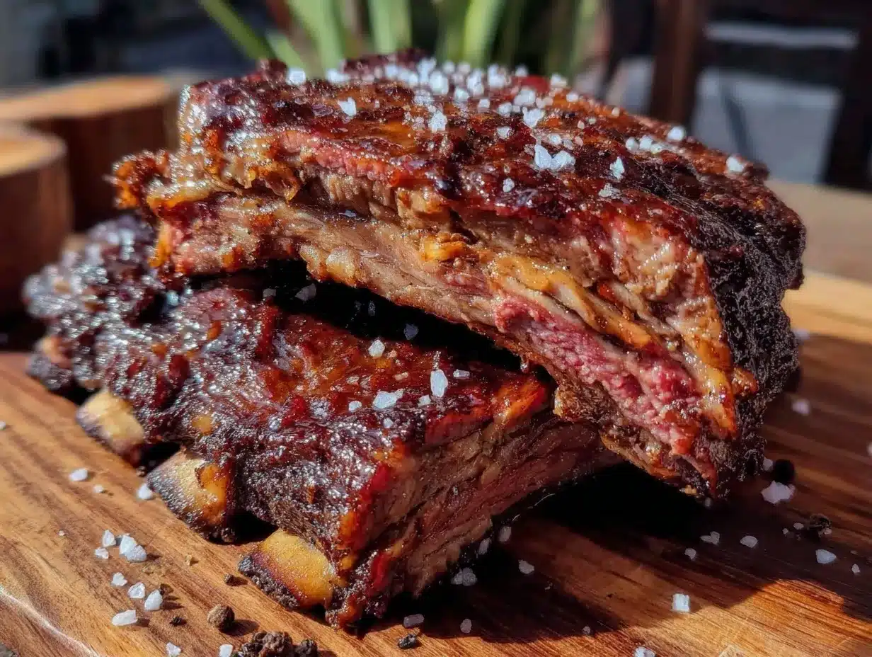 smoked beef back ribs texas style preparation steps