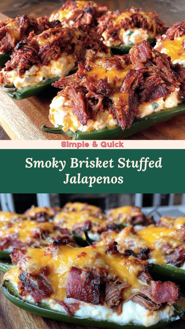 smoked brisket stuffed jalapenos recipe