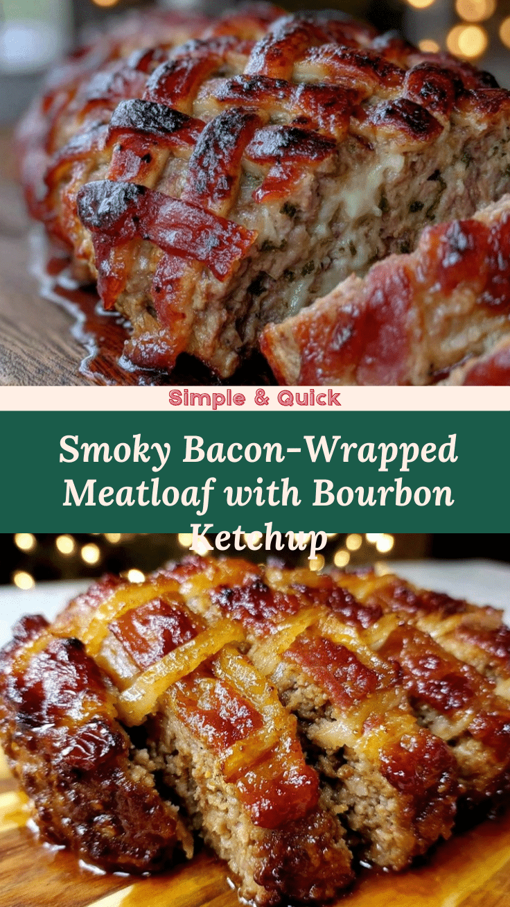 smoked meatloaf wrapped in bacon weave recipe
