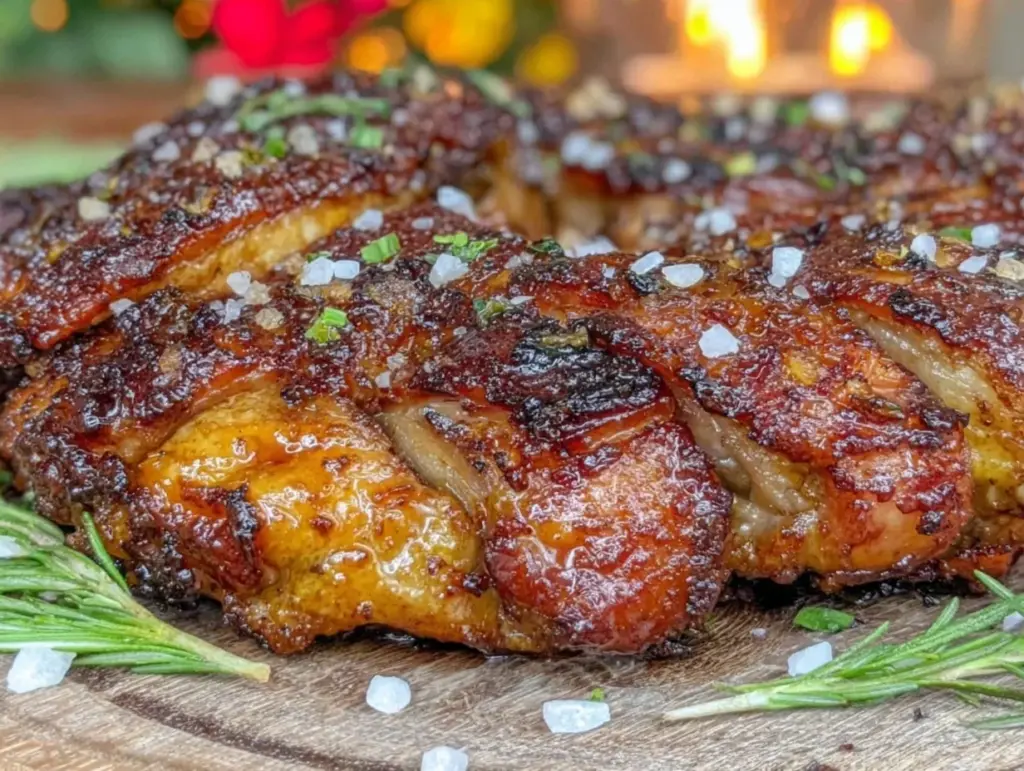 smoked spatchcock duck - featured image