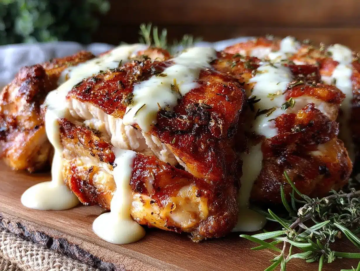 smoked whole chicken halves - featured image