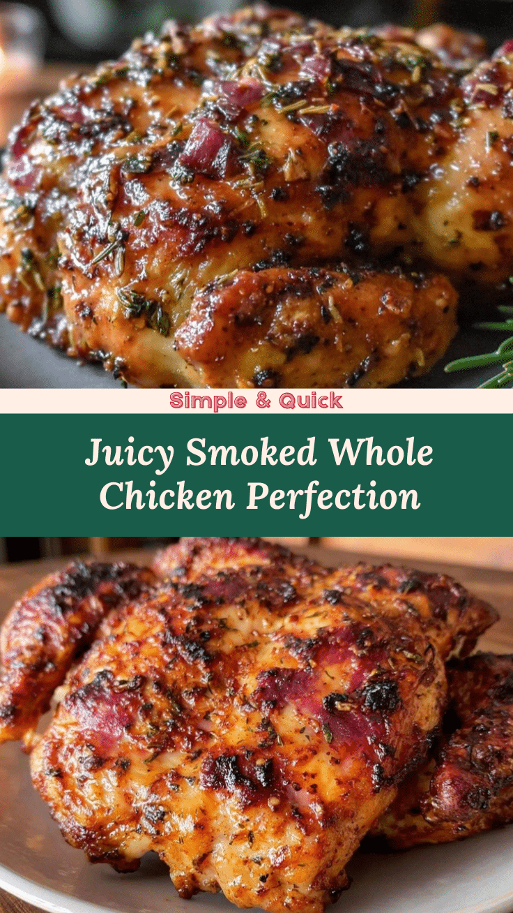 smoked whole chicken recipe recipe