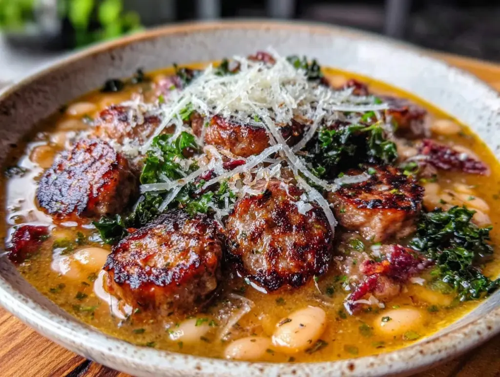 Tuscan white bean and sausage stew - featured image