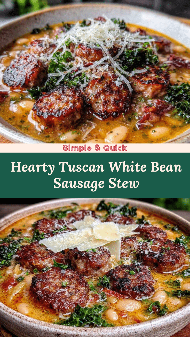 Tuscan white bean and sausage stew recipe