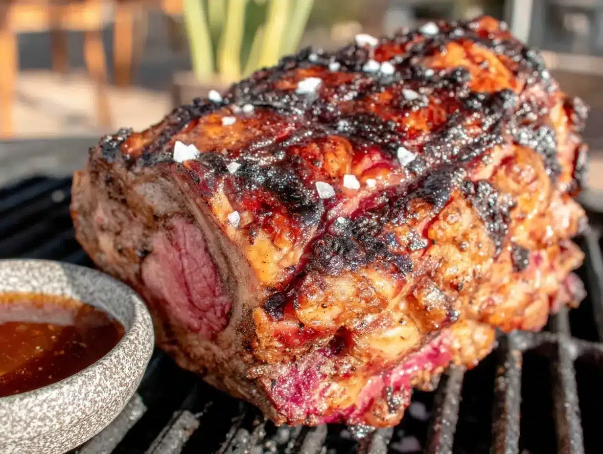 wood-fired prime rib preparation steps