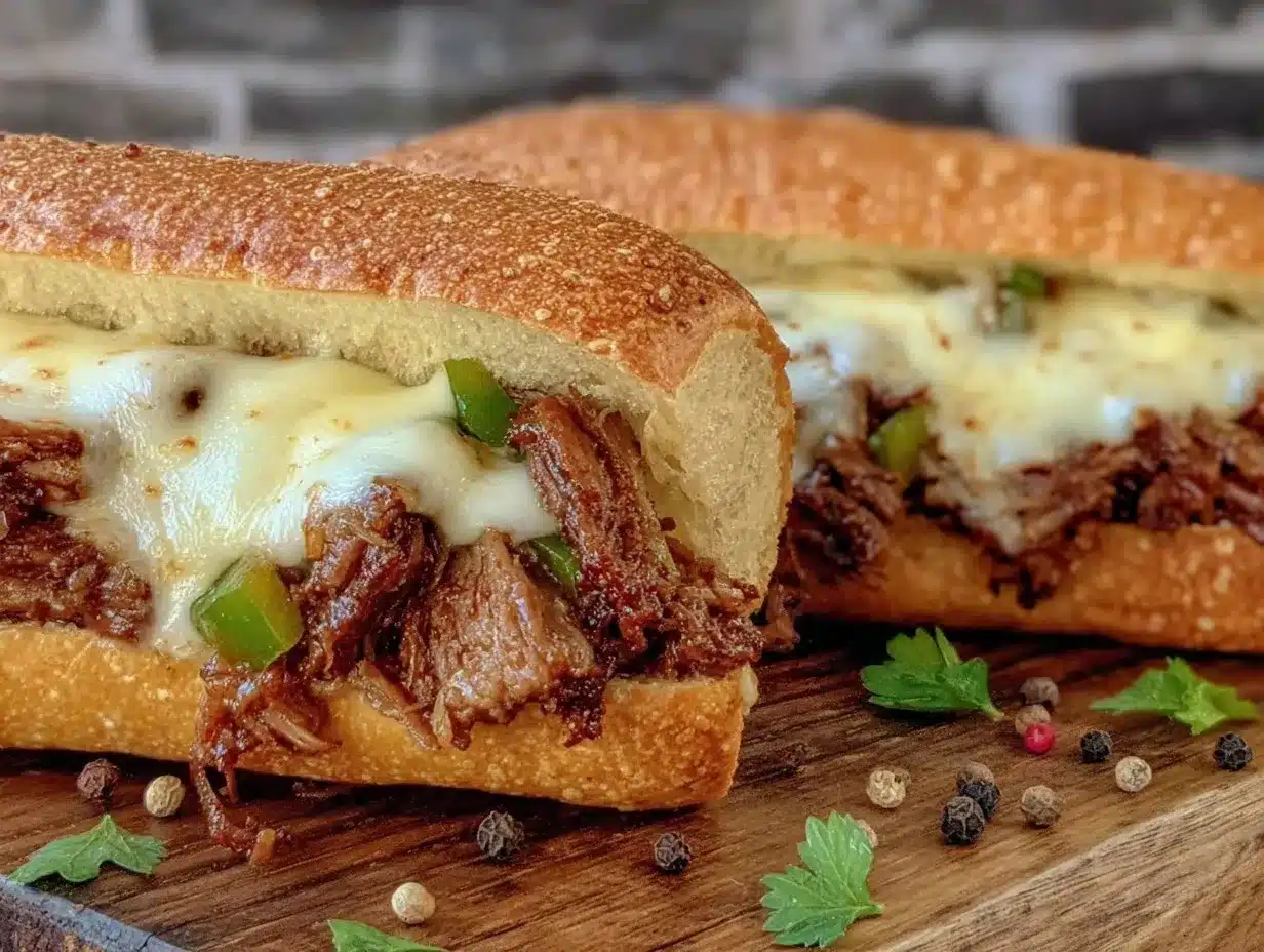 Blackstone Philly cheesesteak sandwich preparation steps