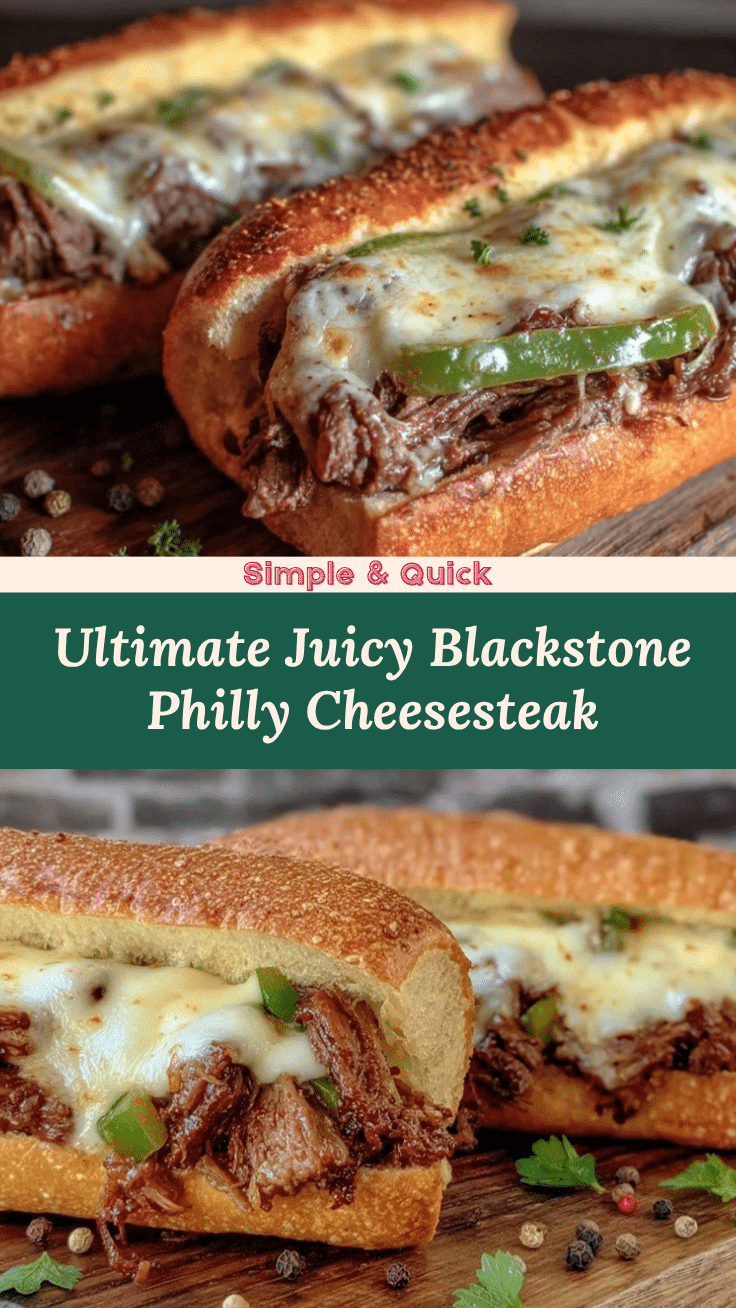 Blackstone Philly cheesesteak sandwich recipe
