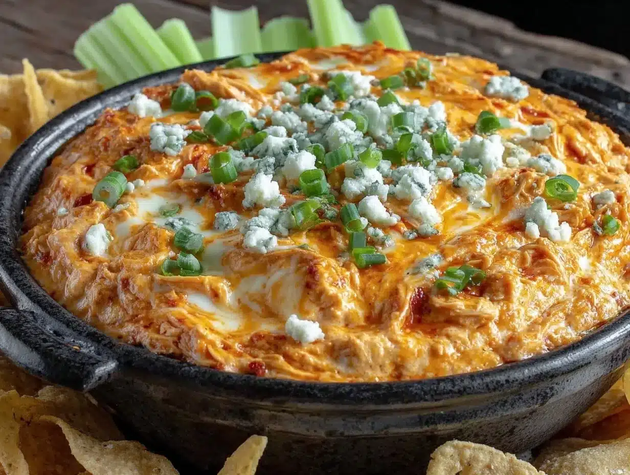 Buffalo chicken dip crockpot preparation steps