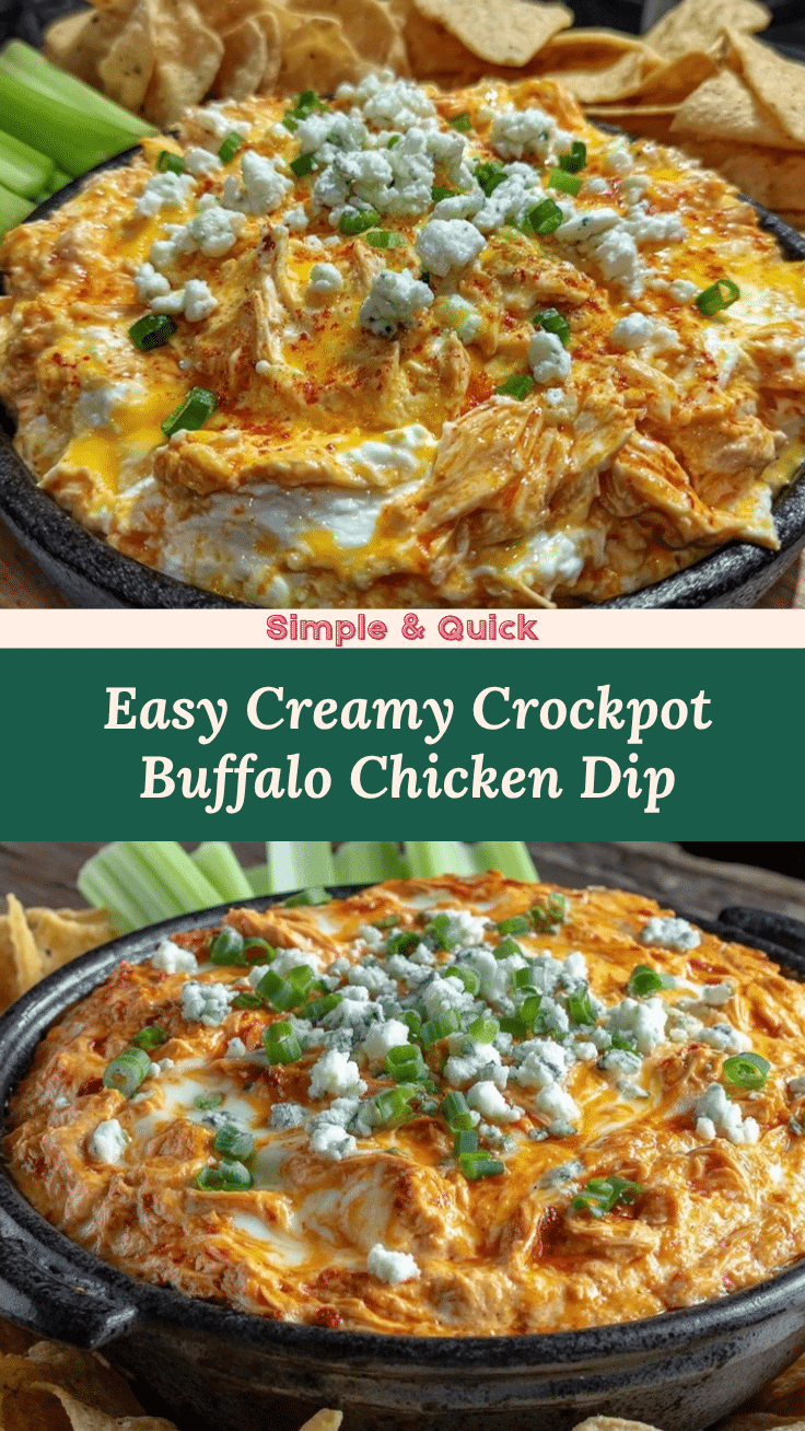 Buffalo chicken dip crockpot recipe