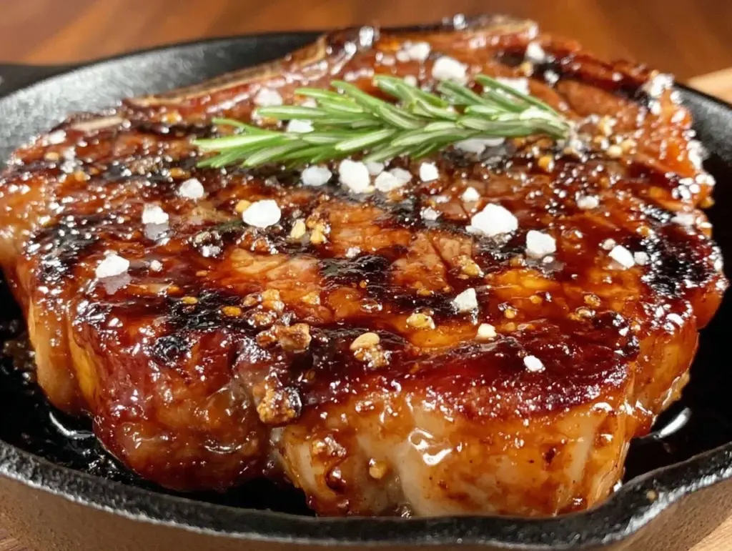 cast iron skillet cowboy steak - featured image