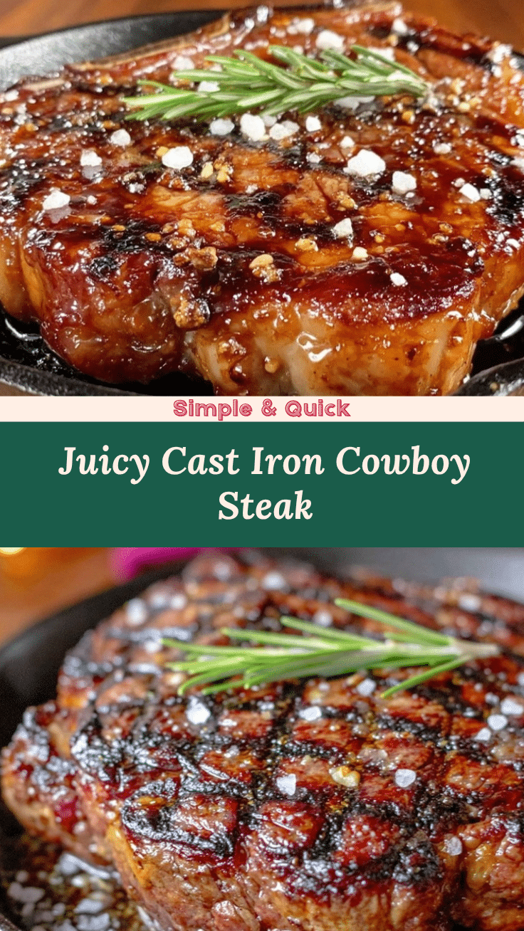 cast iron skillet cowboy steak recipe