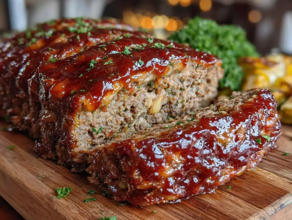 classic meatloaf with sweet brown sugar glaze preparation steps
