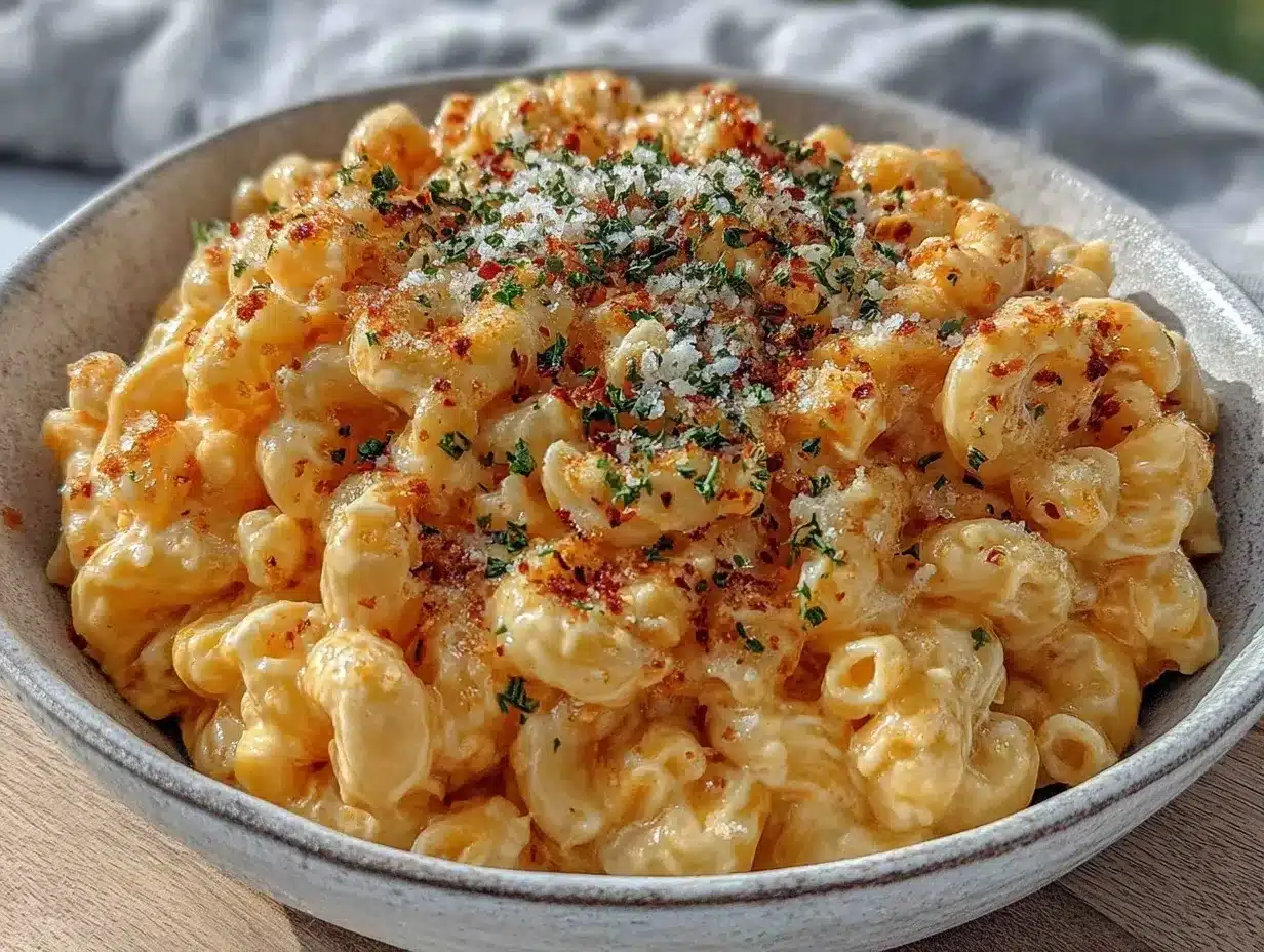 Creamy Instant Pot Mac and Cheese preparation steps