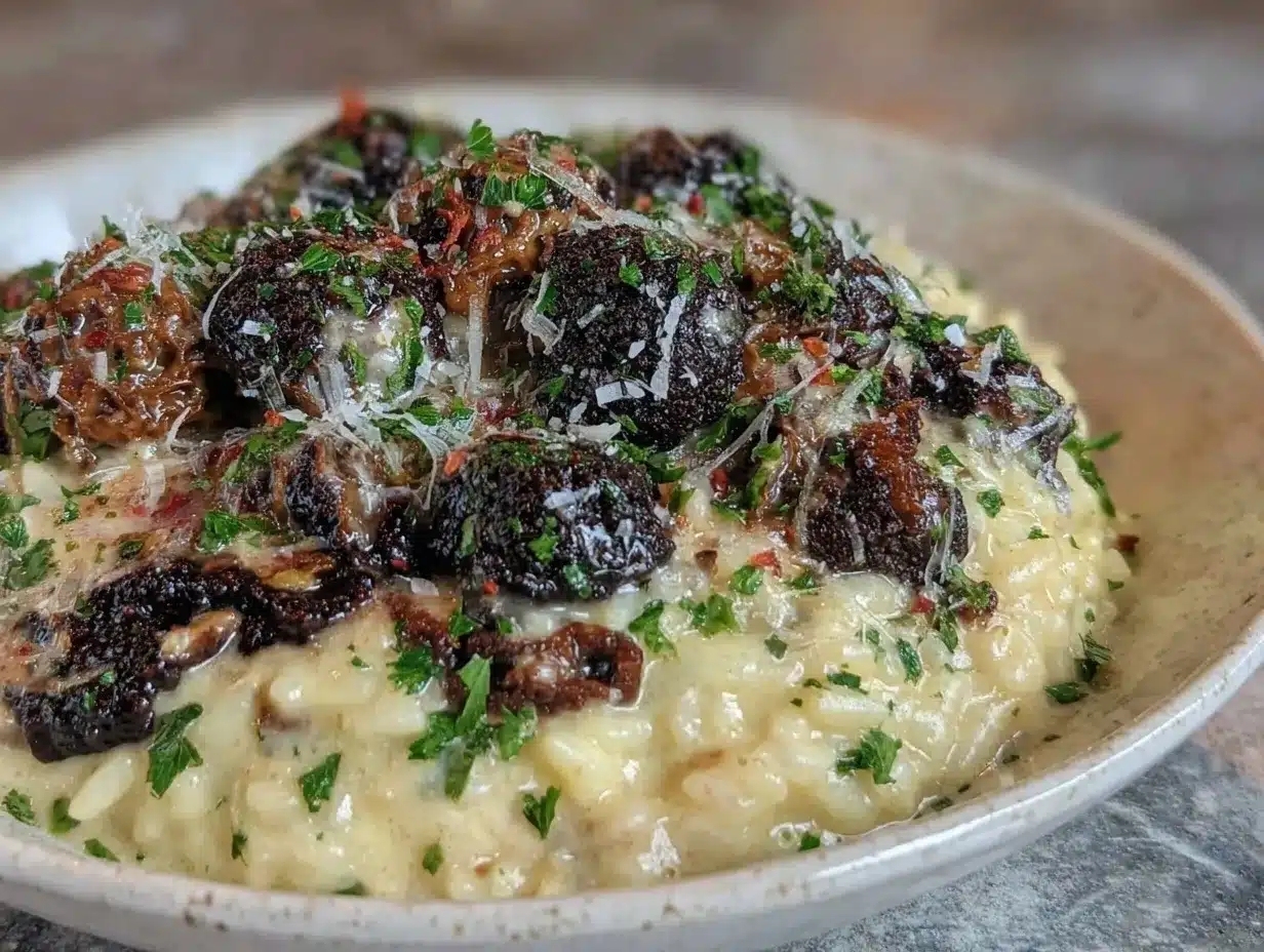 creamy morel mushroom risotto preparation steps