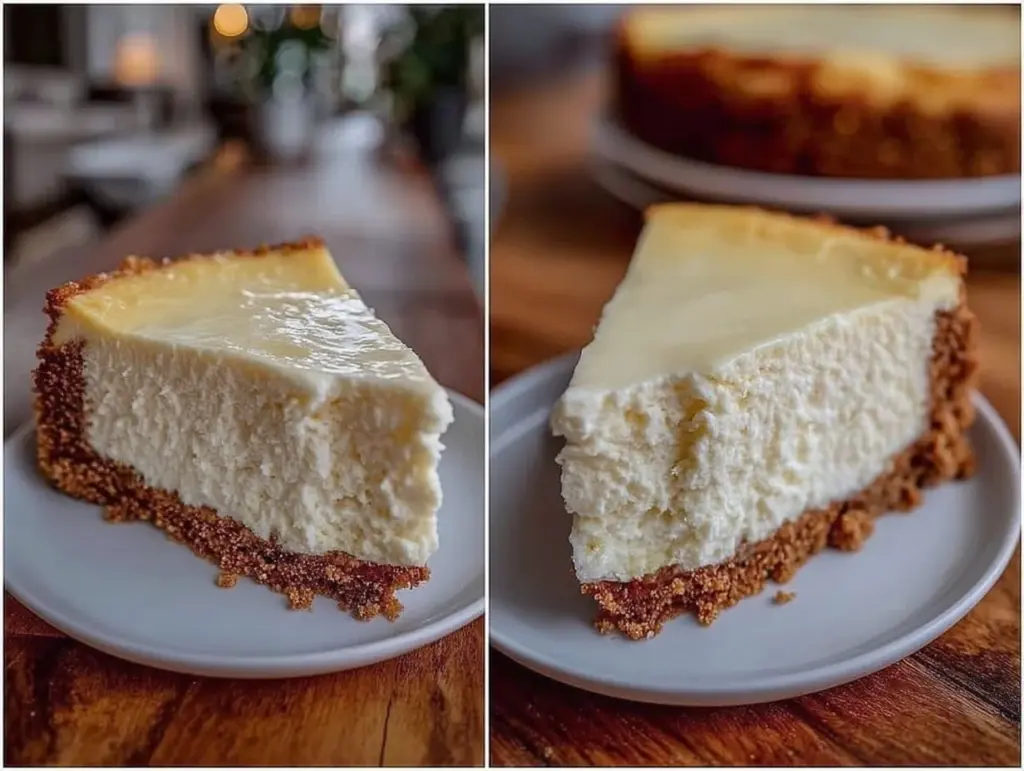 creamy New York style cheesecake - featured image