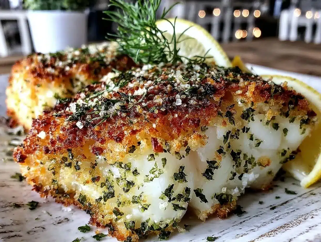 crispy baked cod preparation steps