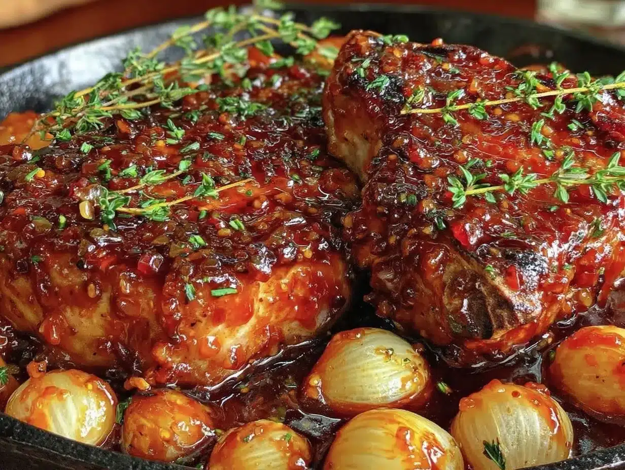 crispy brown sugar glazed pork chops preparation steps