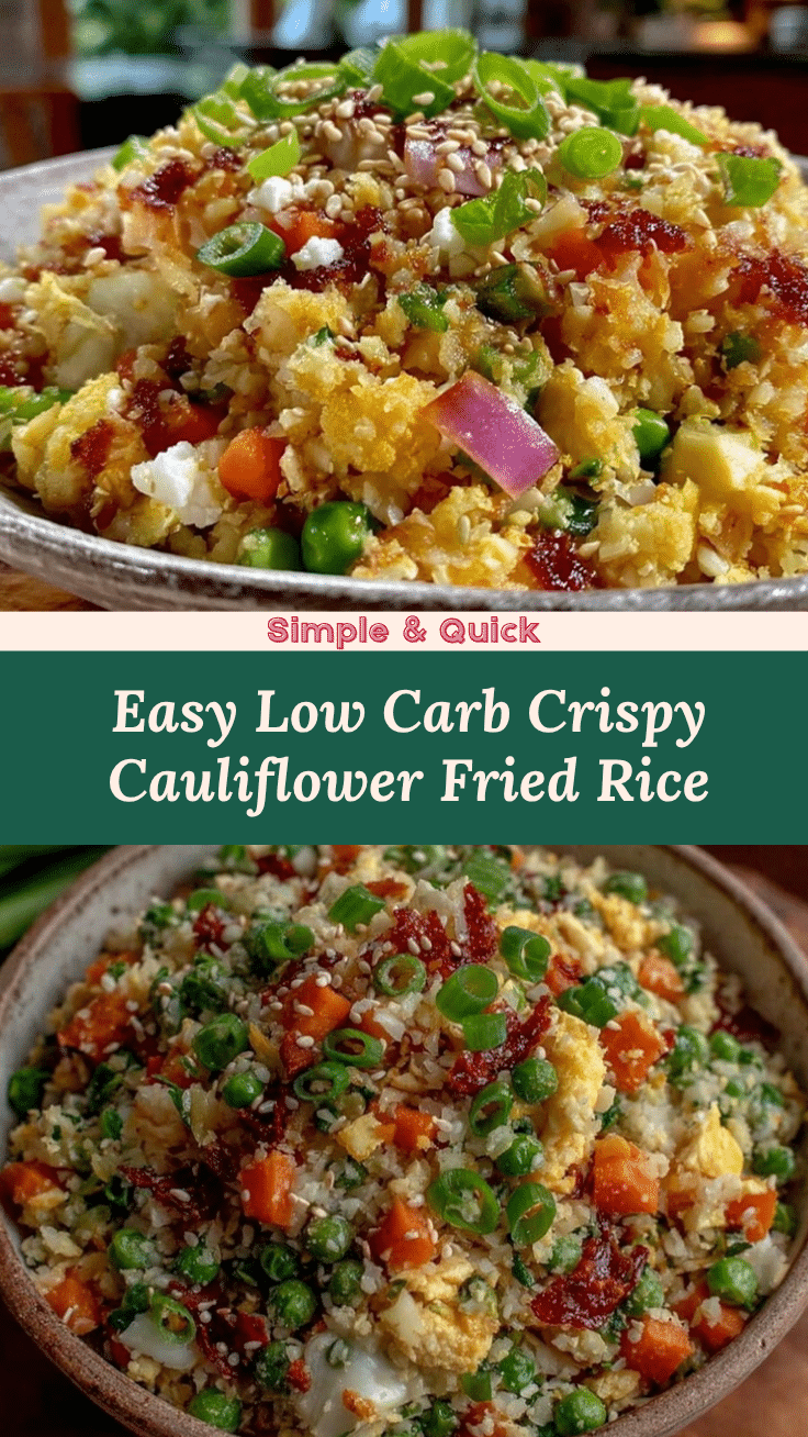 crispy cauliflower fried rice recipe