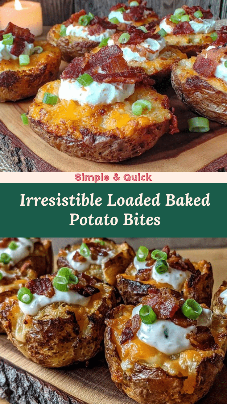 crispy loaded baked potato bites recipe