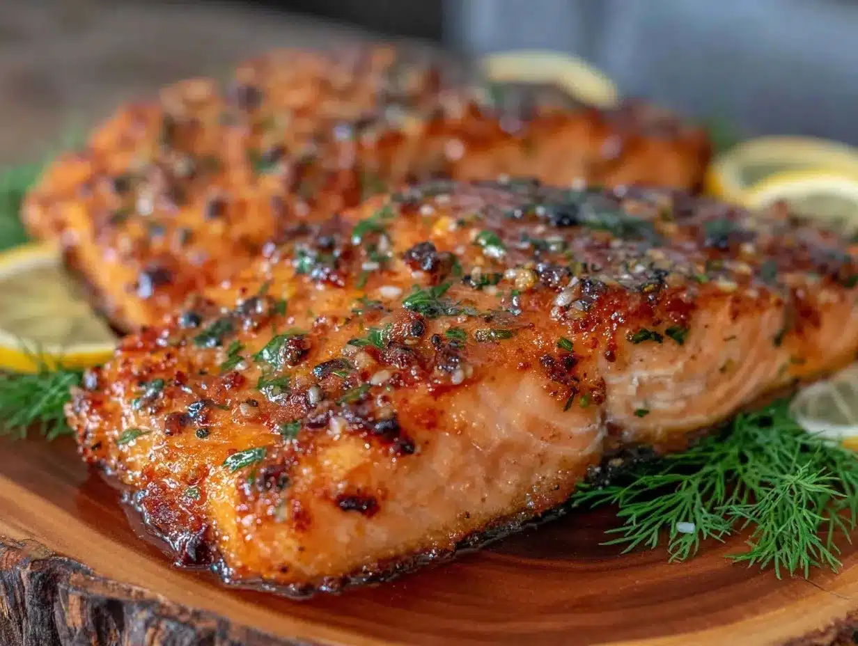 crispy pan seared salmon preparation steps