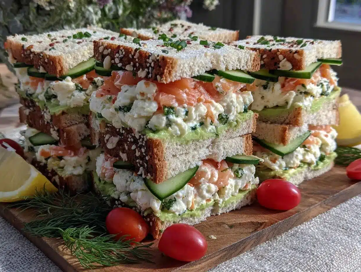 easy finger sandwiches preparation steps