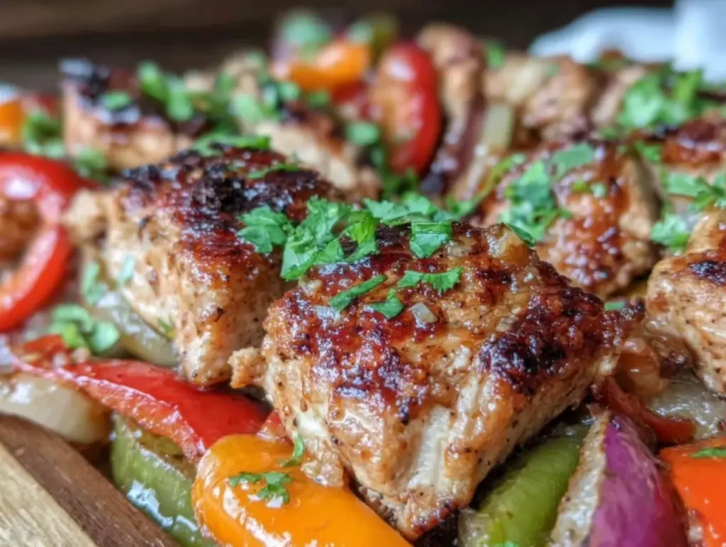 easy sheet pan fajitas - featured image