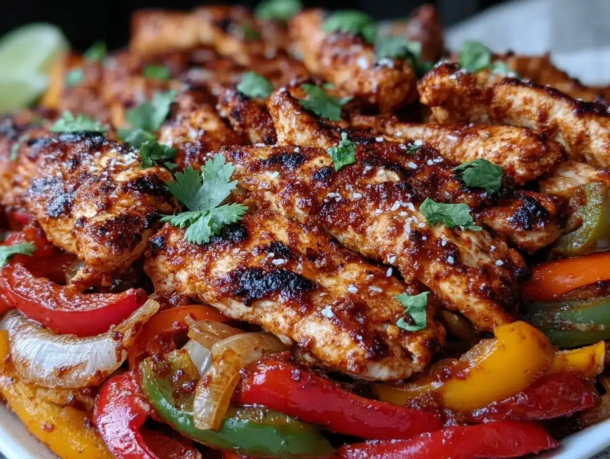 easy sheet pan fajitas preparation steps