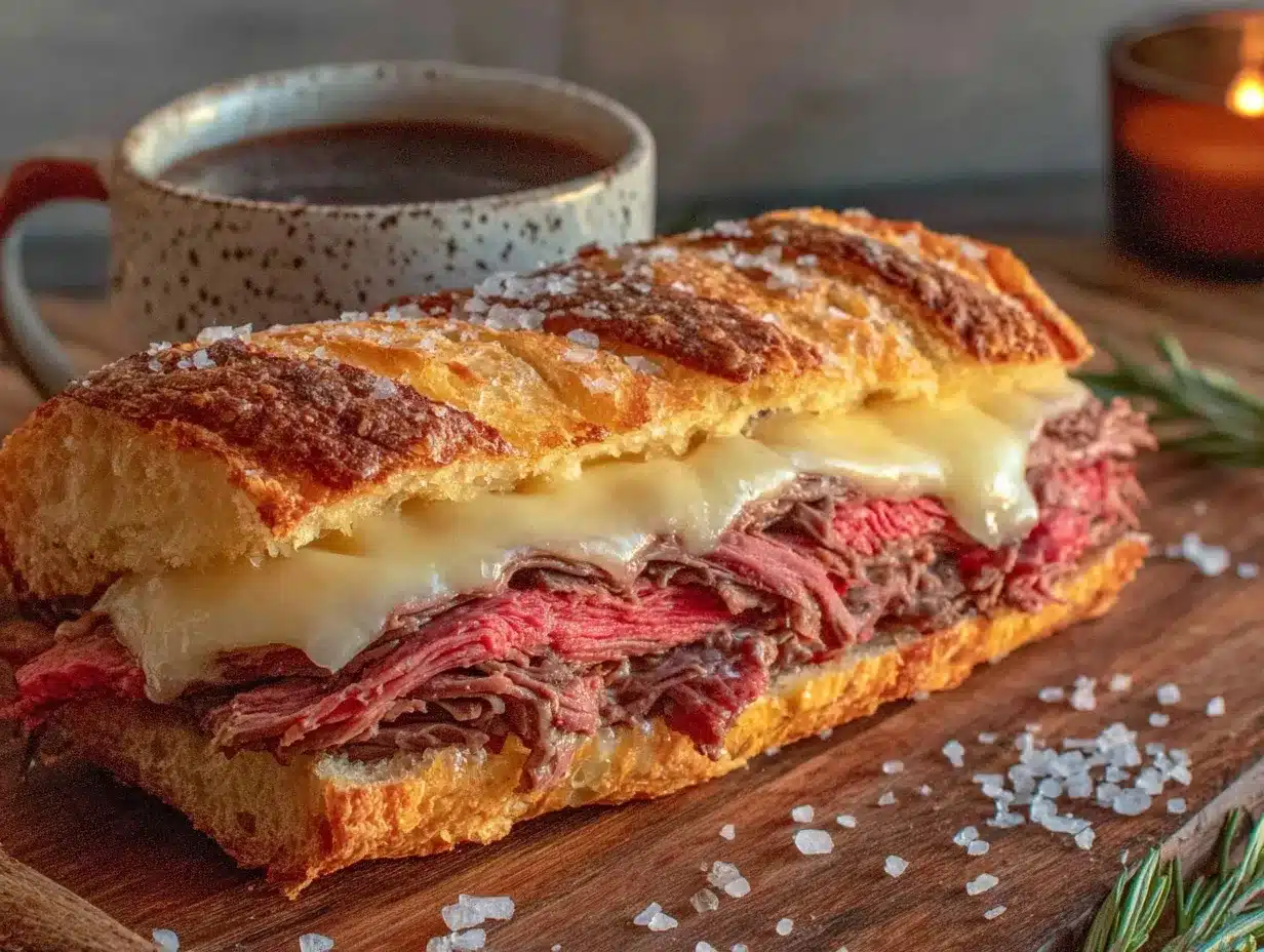 French dip sandwiches preparation steps