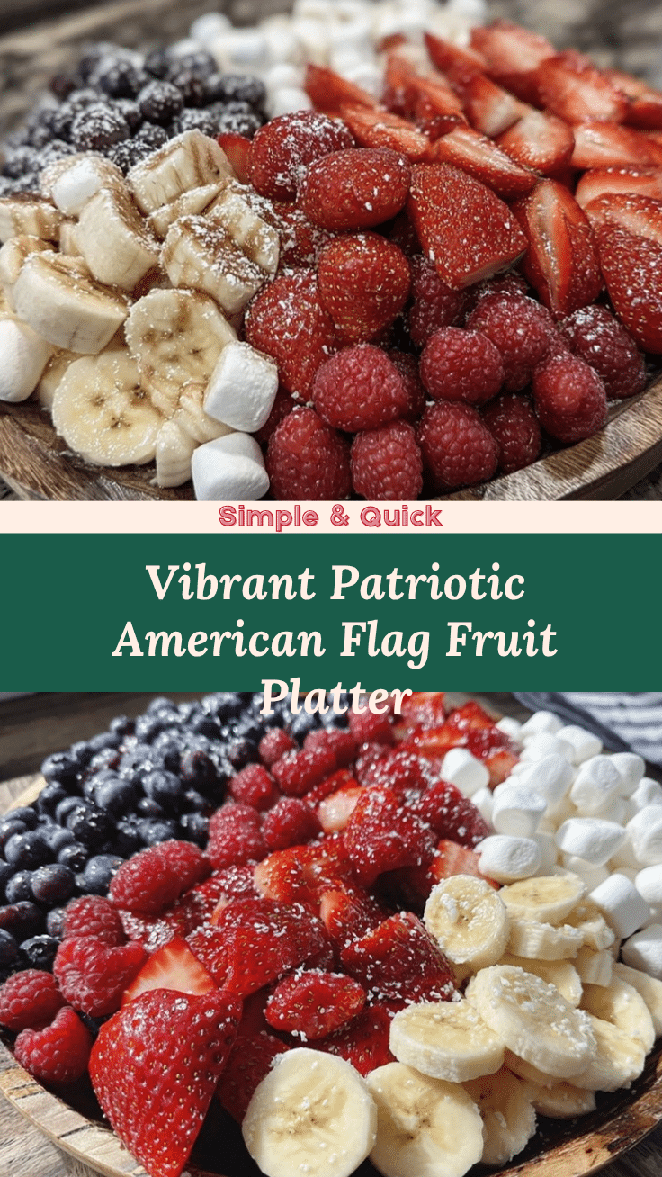 fresh american flag fruit platter recipe