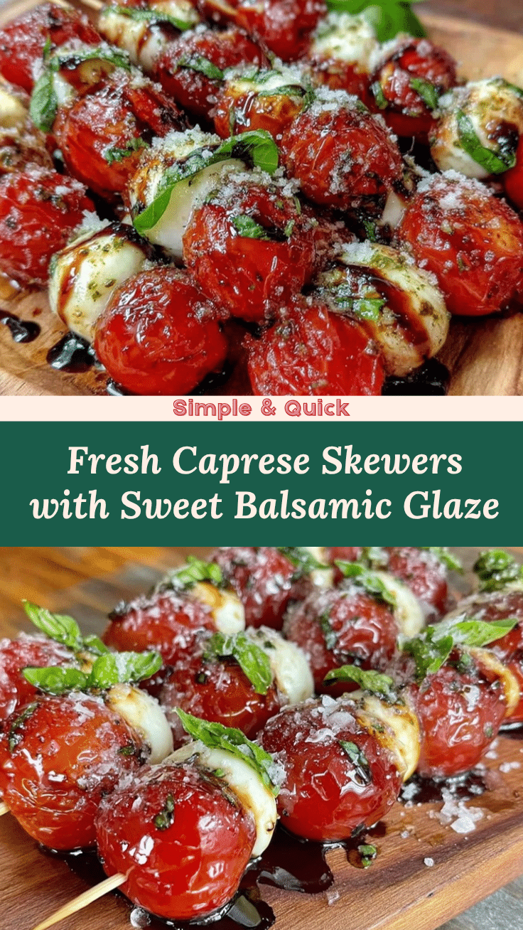 fresh caprese skewers recipe