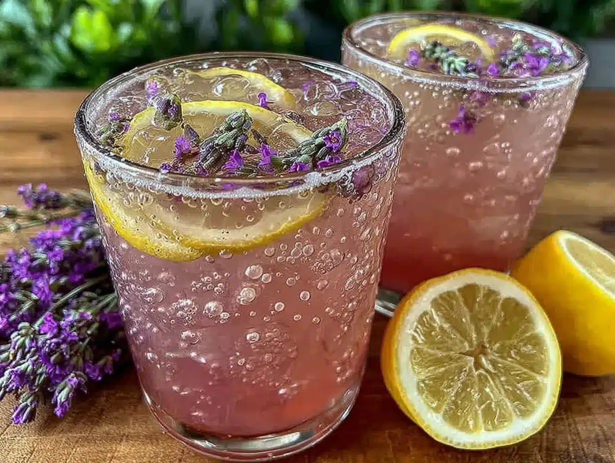 fresh lavender lemonade preparation steps
