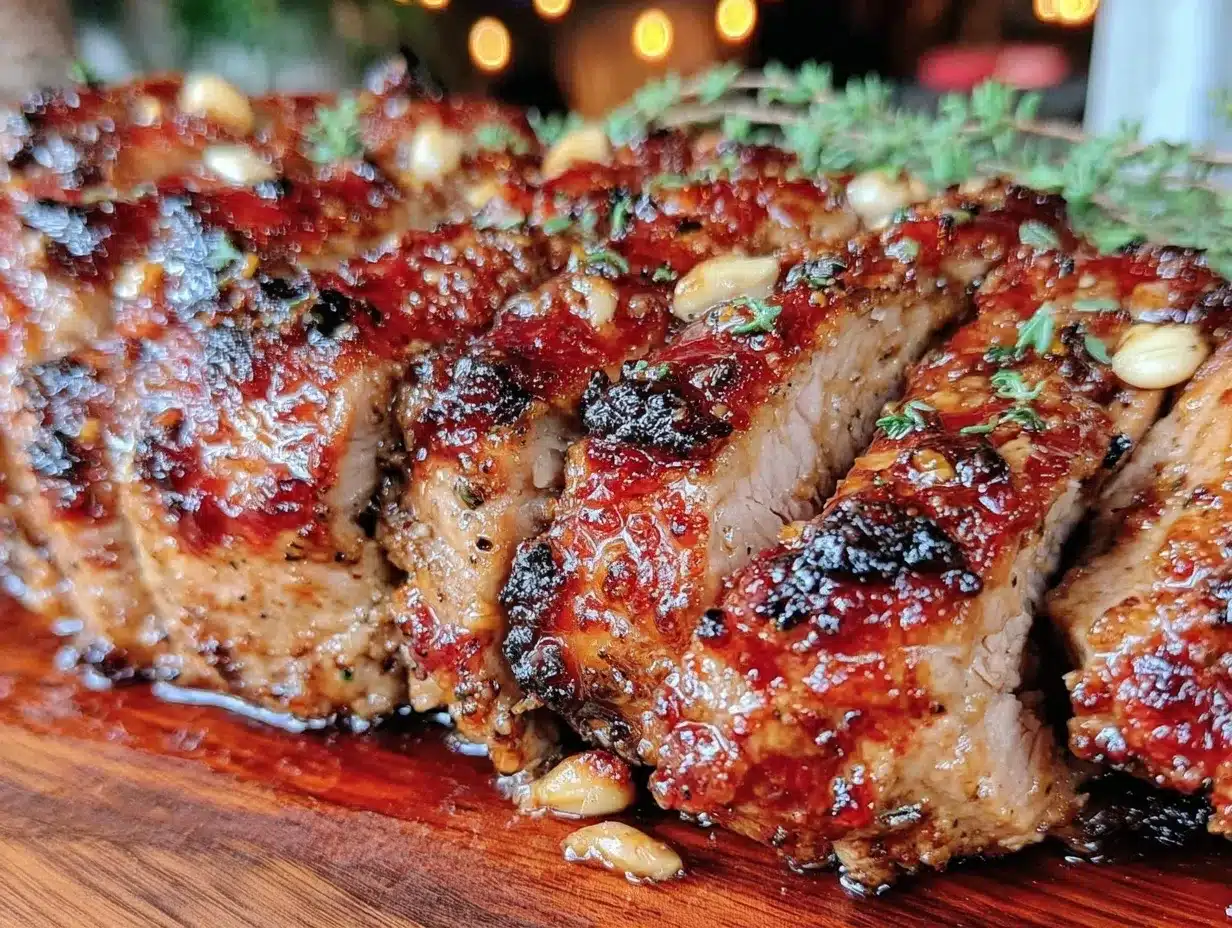 honey garlic pork tenderloin preparation steps