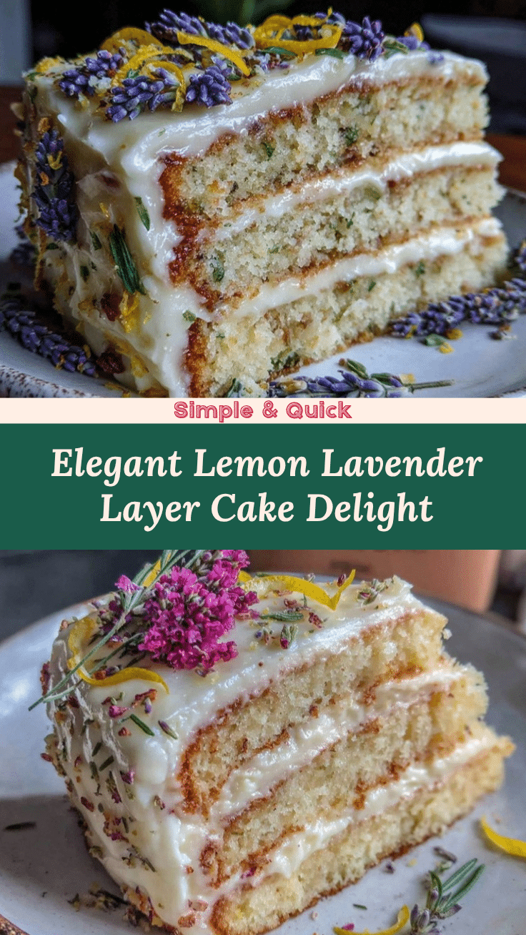lemon lavender layer cake recipe