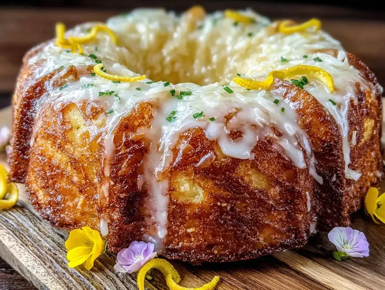 moist lemon coconut bundt cake preparation steps