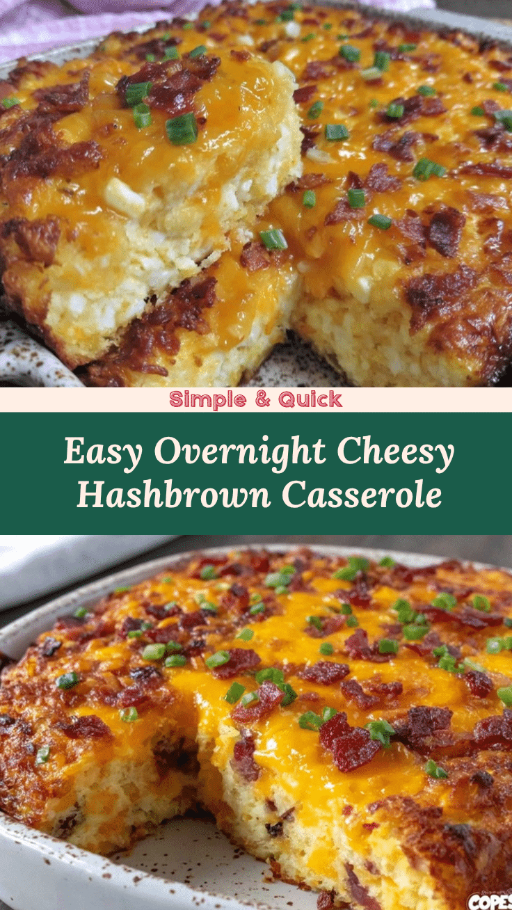 overnight hashbrown breakfast casserole recipe