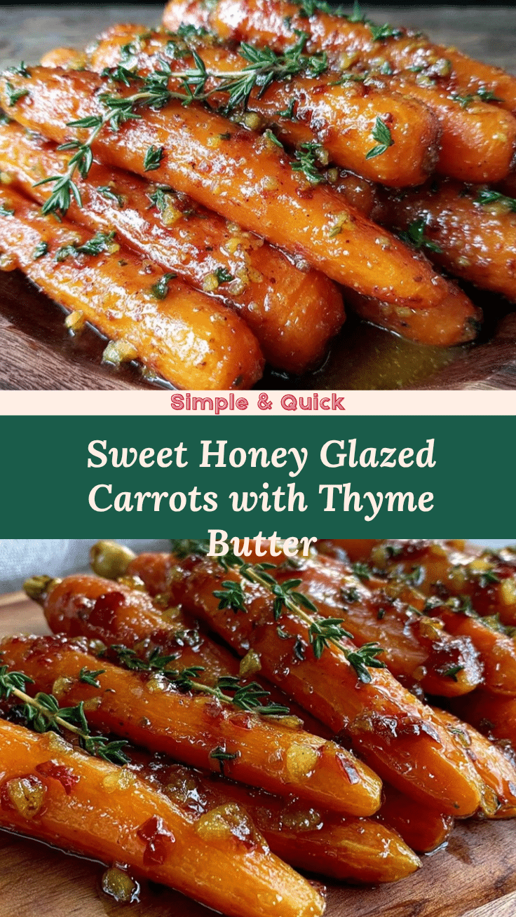 savory honey glazed carrots recipe