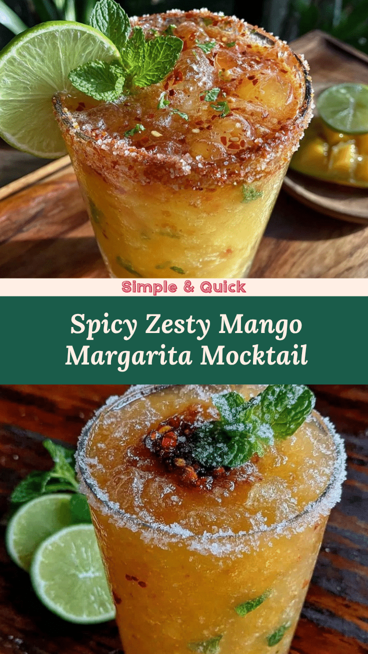 spicy mango margarita mocktail recipe